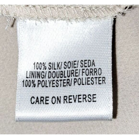 BCBG MAXAZRIA Dress Size 0‎ Ivory Silk Lace Vintage Empire Waist - Picture 13 of 13